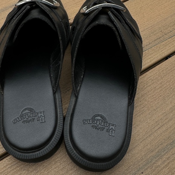 Dr Martens Nyro Leather Mule with Buckles - Picture 4 of 7